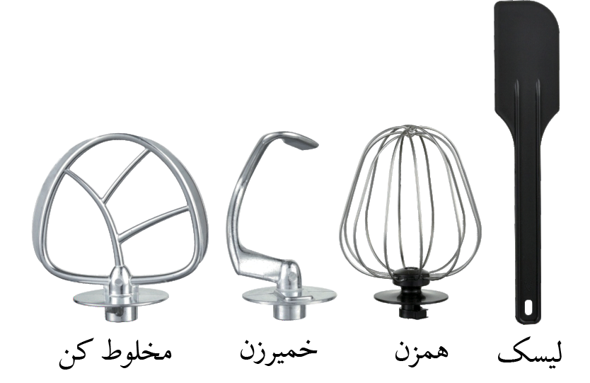 همزن و خمیر زن کاسه دار روگن RU-1930